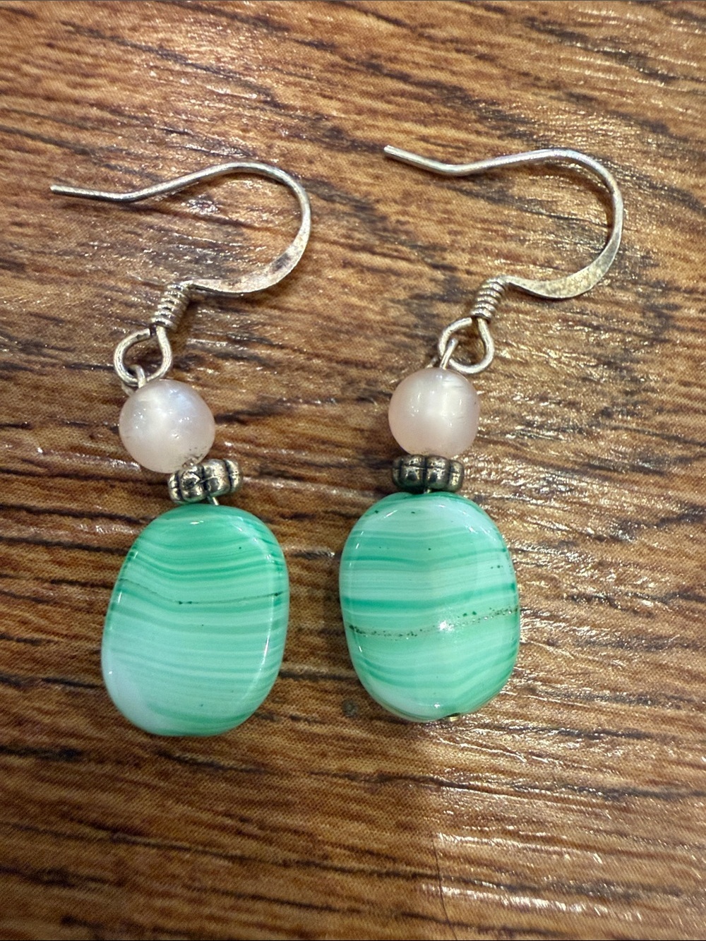 Dainty Glass Drop Earrings